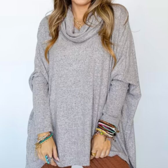 NWT Three Bird Nest The Nest So Versatile Flowy Knit Sweater L - Picture 1 of 5